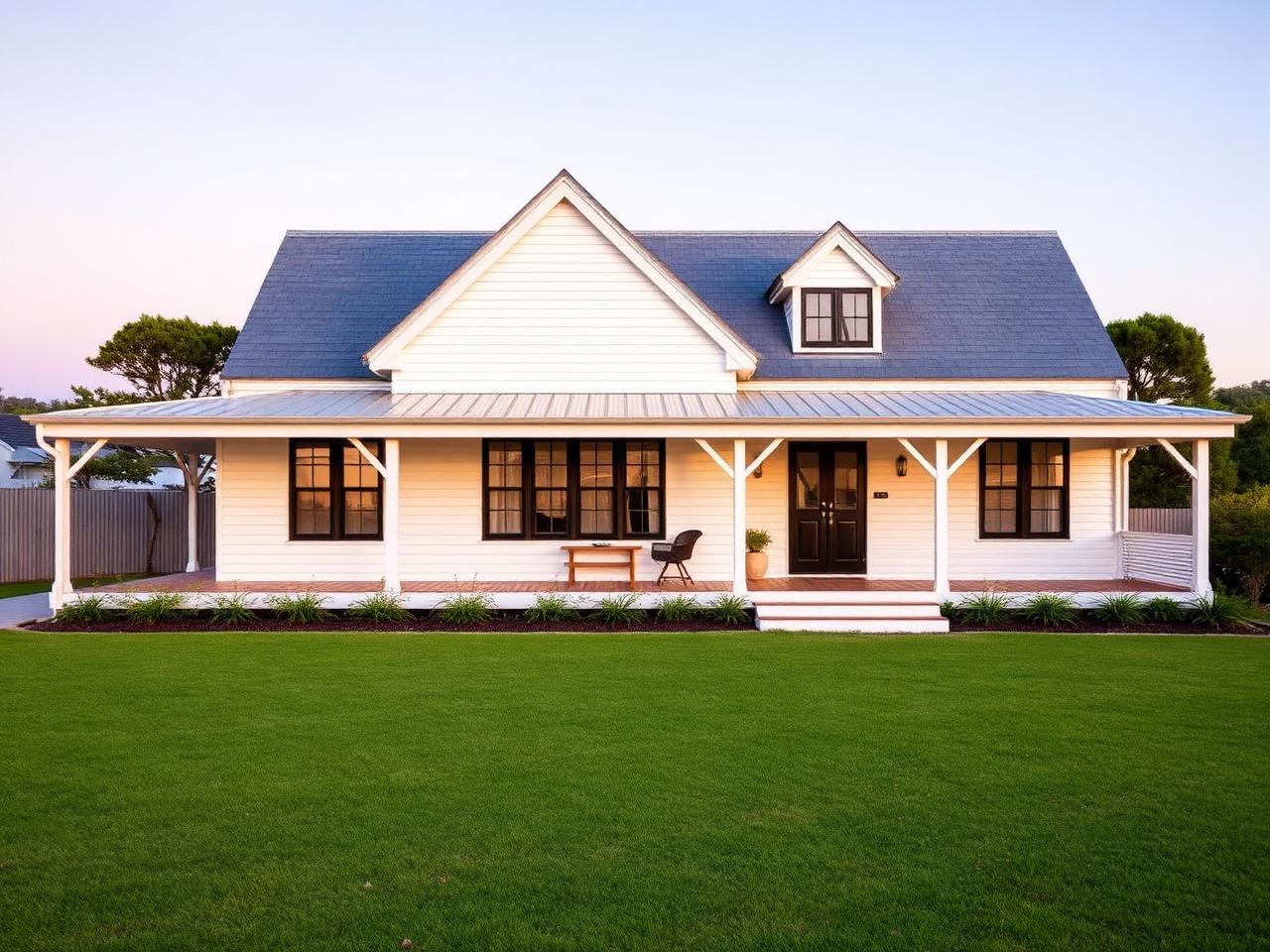 Australian coastal Hamptons-style renovated home